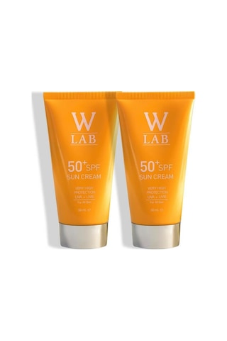 W-Lab Cosmetics SPF50 Kozmetik Güneş Kremi 2 x 50 ML
