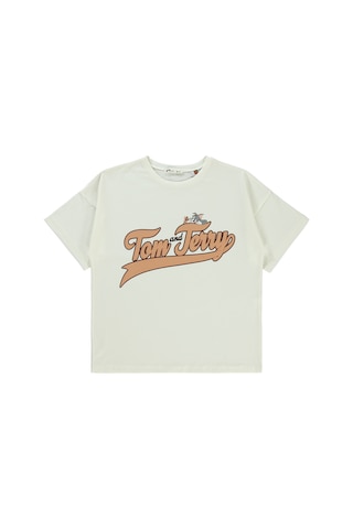 Tom And Jerry Kız Çocuk Tişört 10-13 Yaş Ekru 18849177524s1 Ekru