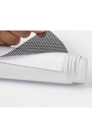 Hakel_Reklam Kendinden Yapışkanlı Delikli Folyo 152Cm X 1M Delikli Cam Filmi