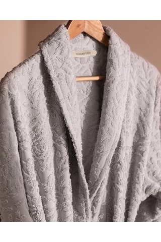 Madame Coco Roesia Şalyaka Kadın Bornoz Born0000000024gri