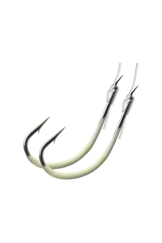 Jeehugo 26 Numara Işık Veren Balık İğnesi - 15 Adet, Yüksek Karbon Çelik, Parlak Kaplama, Dayanıklı Ve Keskin Uçlar