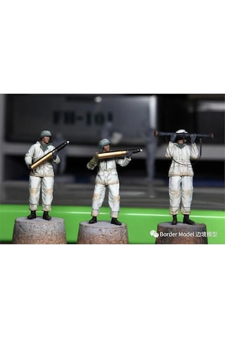 Border Bt-013 1/35 Ölçek, Alman 88mm Gun Flak36 Ve 6 Adet Uçaksavar Mürettebatı, Plastik Model Kiti-58216