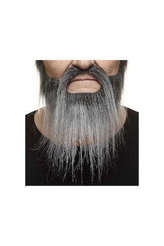 Takma Kendinden Yapışkanlı Sakal Bıyık Beyaz Geçişli Tüm Yaşlar