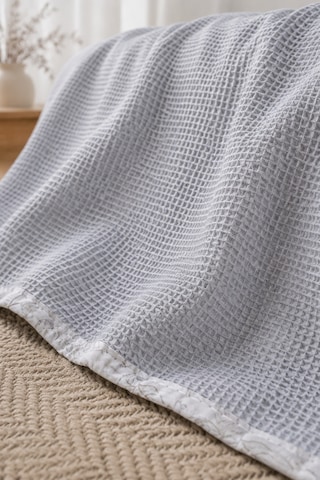 Summer Pike Comforter Set Ranforce Vanessa Çift Kişilik Gri