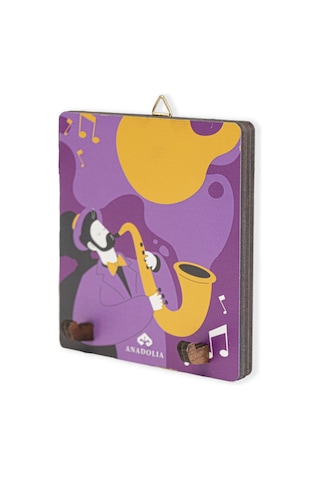 Anadoliamağazacılık Mor Müzisyen Dekoratif Askılık Diğer