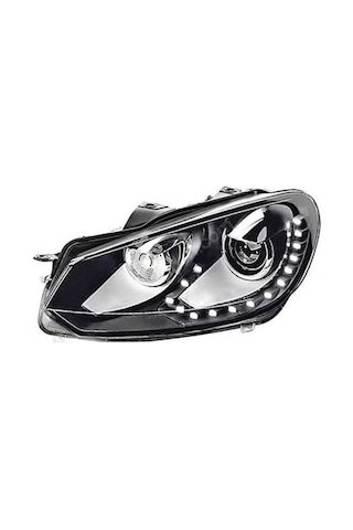 Vw Golf 6 R20 Mercekli Far Takımı Uyumlu Yedek Parça R Far 15 Led
