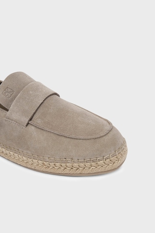 Süet Logo Detaylı Espadril Hm0hm02072pbo Erkek Espadril Hm0hm02072 Pbo Vizon