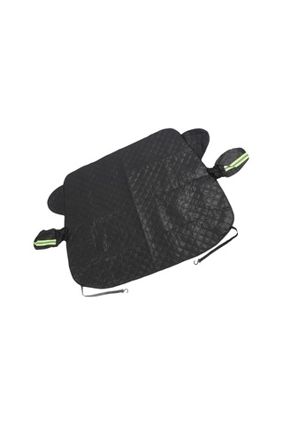 Lemestar Araç Camı Kar Ve Buz Koruyucu Kumaş, 5 Katlı Malzeme, Yansıtıcı Şerit Ve Manyetik Tutucularıyla Tam Koruma