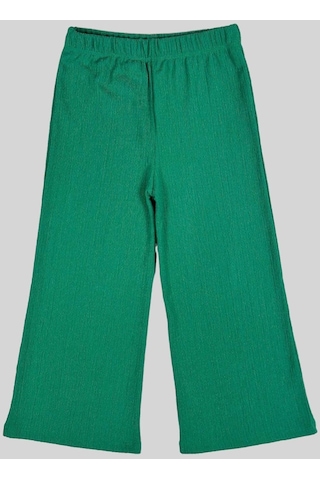 Yeşil Bürümcük Bol Paça Pantolon 2062-5 Yeşil