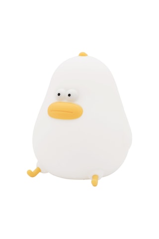 Suofeng Yumuşak Silikon Akıllı Uyku Lambası - 2600k Sıcak Beyaz Işık, 3w, 1200mah Pil, Yatak Odası Besleme Gece Lambası Beyaz