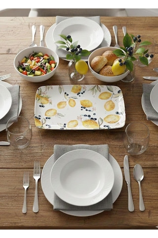 The Mia Limoncello Dikdörtgen Servis 35x16 Cm Lmn021 Çok Renkli