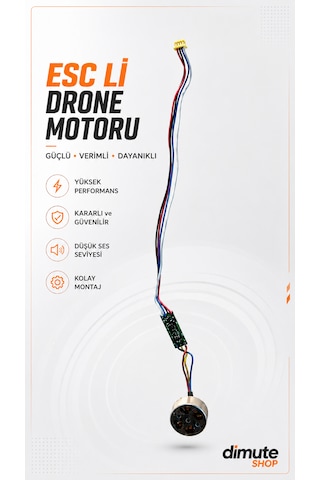 Esc Li Drone Motoru Fırçasız Yüksek Performanslı Rc Drone Yedek Motoru