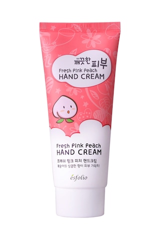 Şeftali Özü İçeren Nemlendirici El Kremi Esfolio Peach Hand Cream 100 Ml