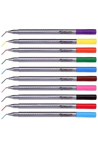 Faber Castell Grıp Finepen 0.4Mm Gri