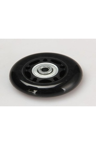 Hfambition 50mm Sessiz Lastik Valiz Tekerlekleri, 21mm İç Çaplı, 36mm Mil Uzunluğunda, Dıy Tamiri İçin Vagon Çantası Tekerlek Aksesuarı -