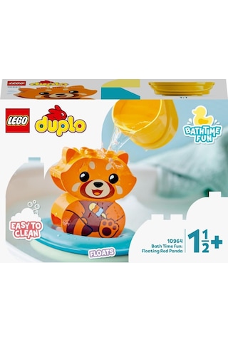 LEGO® Duplo 10964 İlk Banyo Zamanı Eğlencesi Yüzen Kırmızı Panda 5 Parça
