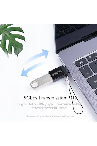 Orico Type-C to USB 3.0 Dönüştürücü Adaptör Siyah