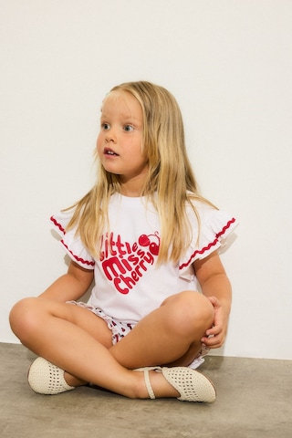 Defacto Meyve Baskılı 2li Beyaz Takım Kız Bebek H7887a526smwt34 Beyaz-wt34