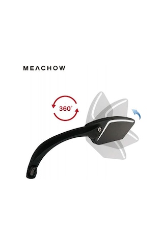 Meachow Me-002Sr Sağ Bisiklet Aynası Kelepçe Montaj Gümüş Lens