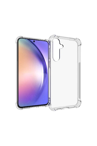 Galaxy Uyumlu A55 Kılıf Nitro Anti Shock Silikon - Renksiz Renksiz Renksiz