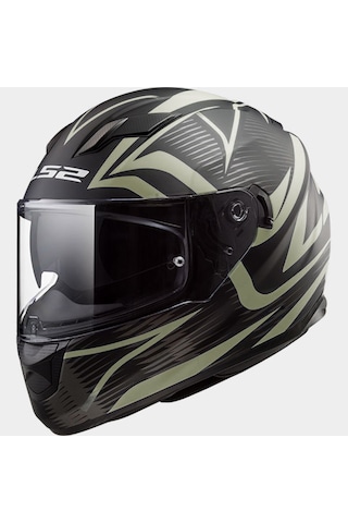 Ls2 Ff320 Evo Jınk Mat Sıyah-Fosforlu Kask