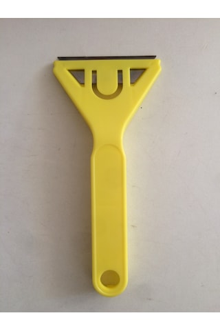 Eltos Araç Cam Kazıma Buz Kazıyıcı Bıçaklı Buz Kazıma Aleti 2adet Sarı