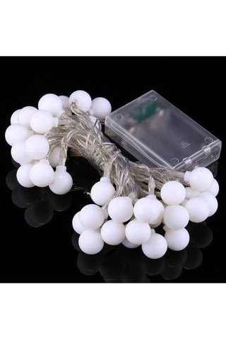 Fastbuy 4m Led Dekorasyon Işığı, 3x Aa Pil, 3 Modlu Yeşil Işık, Ev Dekorasyonu İçin Uygun Diğer