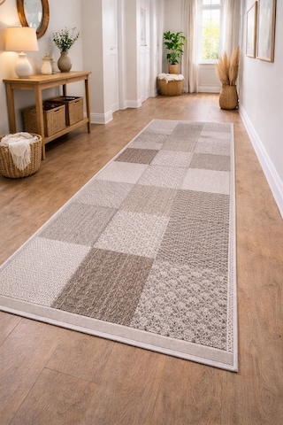 Merinos Rs Sisal 79269-071 Özel Kesme Halı Kahverengi Çok Renkli