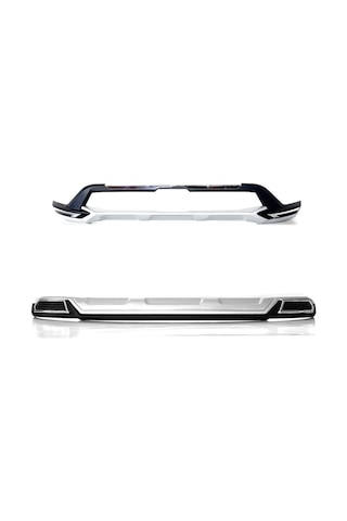 Autogp Hyundai Bayon Ön Ve Arka Tampon Koruması Difüzör 2021+ Agp-hy-byn12