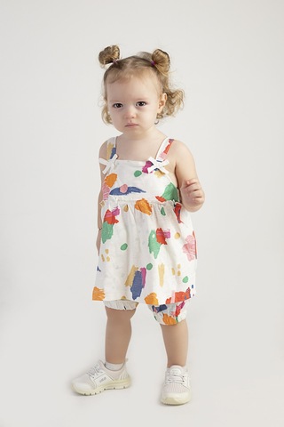 Harika Kids Kız Bebek Tunik Model Şortlu Alt-üst Takım 001