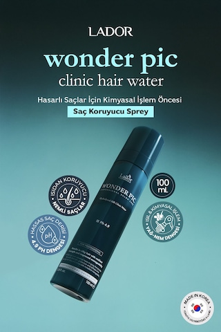 Lador Hasarlı Saçlar İçin Kurutma ve Kimyasal İşlem Öncesi Saç Koruyucu Sprey Lador Wonder Pic Hair Water