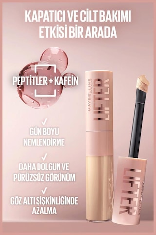 Lifter Kafein Ve Peptitler İçeren Nemlendiren Ve Aydınlatan Kapatıcı - 15 3600531712594-11075 15