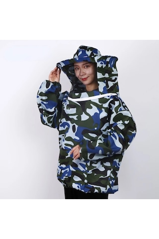 Katlanabilir Arıcılık Takım Elbise Ceket Peçe Seti Çift