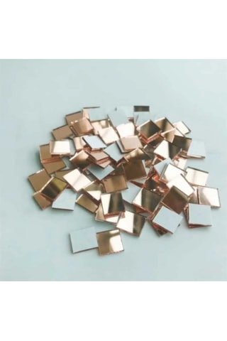Dekor Konsept Ürünü Pleksi Ayna Mozaik Kare 200'lü Her Biri 3x3