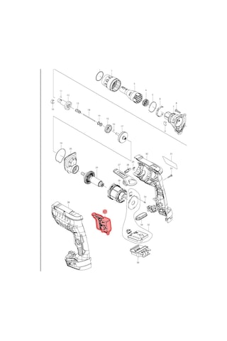 Makita DFS452RFE Şalter Tetik Switch Ürün Kodu 650733-3