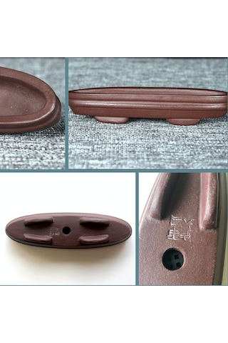 Omeniv Bonsai Mame (Mini) Saksı Damgalı Yixing Çamur El Yapımı