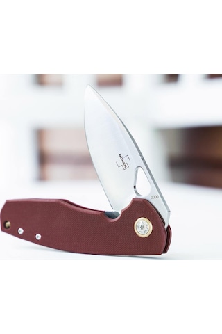 Böker Plus Little Friend Kamp Çakı Bordo - Gümüş