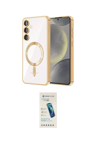 Cep 20-26 Samsung Uyumlu Galaxy A15 4g Kılıf Nova Işık Özel Seri İkili Koruma Seti Najmaddin Titan Gri