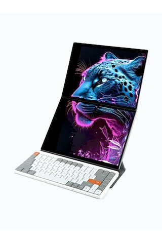Yasomi Dual-Tech DS135S Çift Ekran Alder Lake N100 16 GB 2 TB SSD 13.5" W10 Dizüstü Bilgisayar