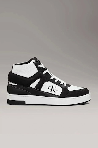 Calvin Klein Ck Jeans Basket Cup Mıd Laceup Authentıc Erkek Siyah Sneaker Ym0ym01109-0gm Siyah