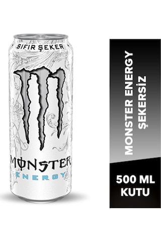 Monster Energy Şekersiz Enerji İçeceği 500 Ml X 12 Adet