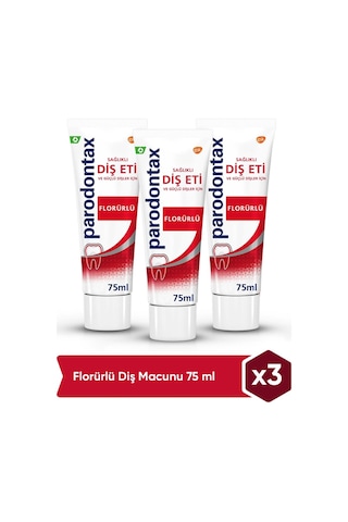 Parodontax Diş Eti Bakımında Uzman Diş Macunu 3 x 75 ML