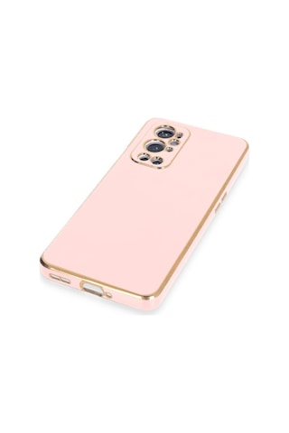 Newface - 218 - One Plus 9 Pro Kılıf Volet Silikon - Csmo-tex - - Pembe