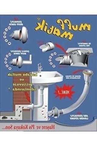 Koku Önleyici Lavabo Sifonu Çekvalfi 3 Adet -
