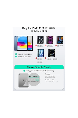 Apple iPad Uyumlu  10. Nesil 2022-2025 Shift Manyetik Klavyeli Tablet Kılıfı Klavyeli Kılıf
