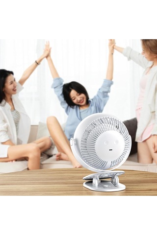 Uzun Pil İle 18db'de Soğutma İle Usb Masa Fanı