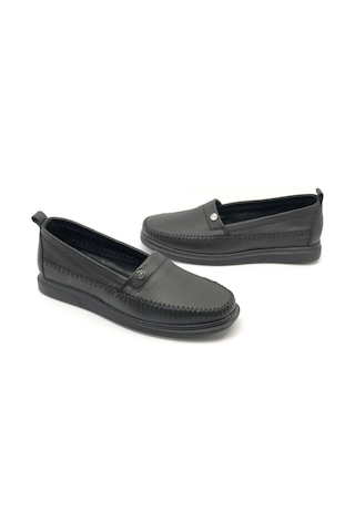 Greyder 33660 Zn Deri Comfort Casual Kadın Ayakkabı siyah