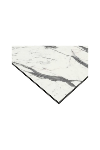 Gentaş Compact Masa Tablası 5657 Afyon Marble Parlak Beyaz