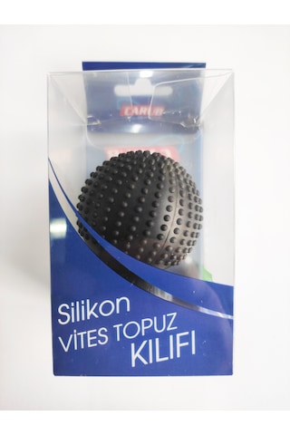 Replax Siyah Masajlı Yuvarlak Silikon Vites Topuzu