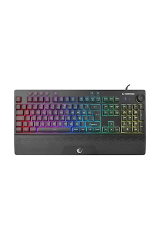 Kb-gx65 Sımula Usb Rgb Aydınlatmalı 4 Makro Tuşlu Bilek Destekli Gaming Oyuncu Klavyesi